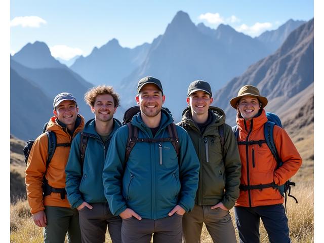 Equipo de expertos de AndesTrail Ventures en montaña